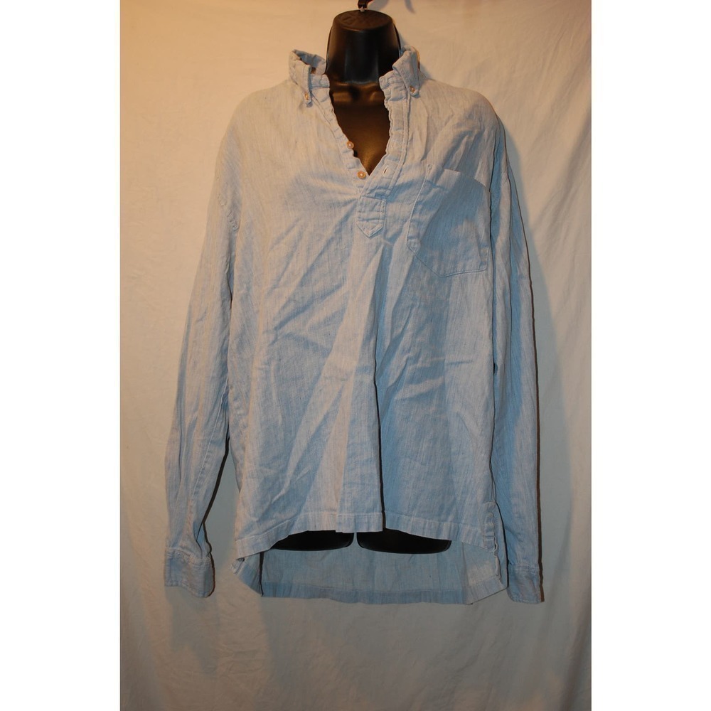 The Nutter Beach Cover Shirt Linen/Cotton Blend Size XL - Picture 2 of 8